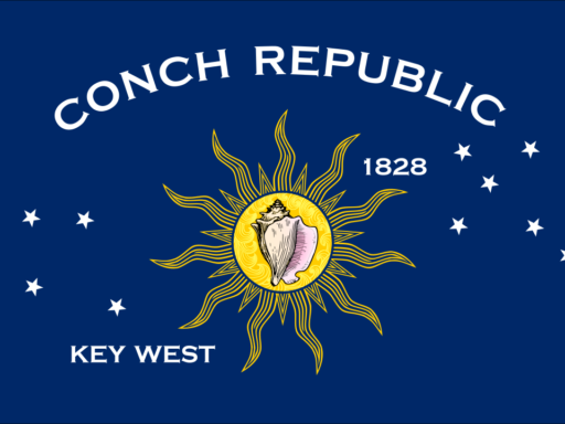 conch republic key west flasg