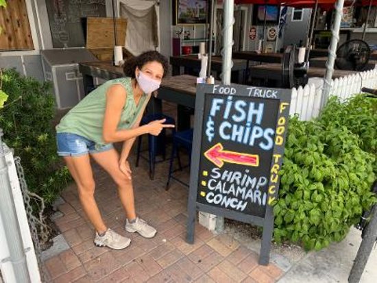 fish and chips key west food truck